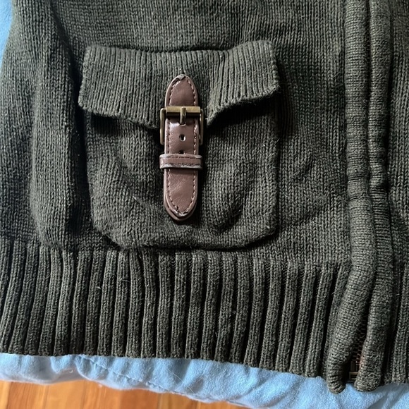 Chaps green women’s large zip up - Picture 2 of 6